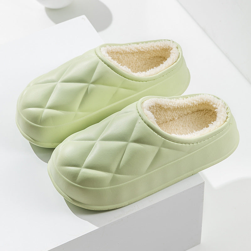 Chaussons d'hiver en peluche pour femmes