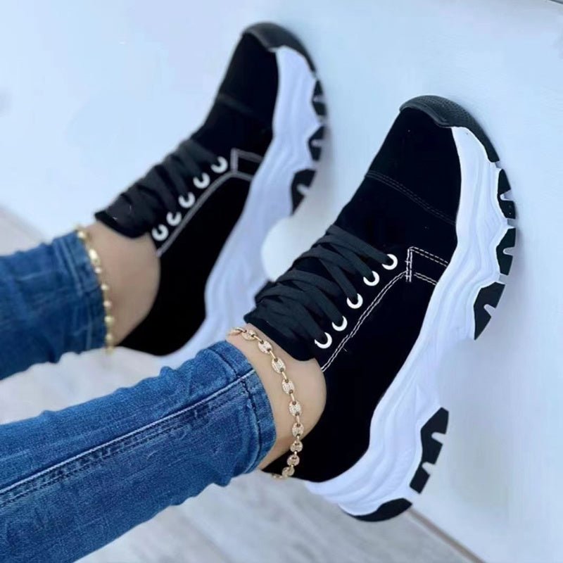 Chaussures de sport plates pour femmes pour l'exercice et la marche