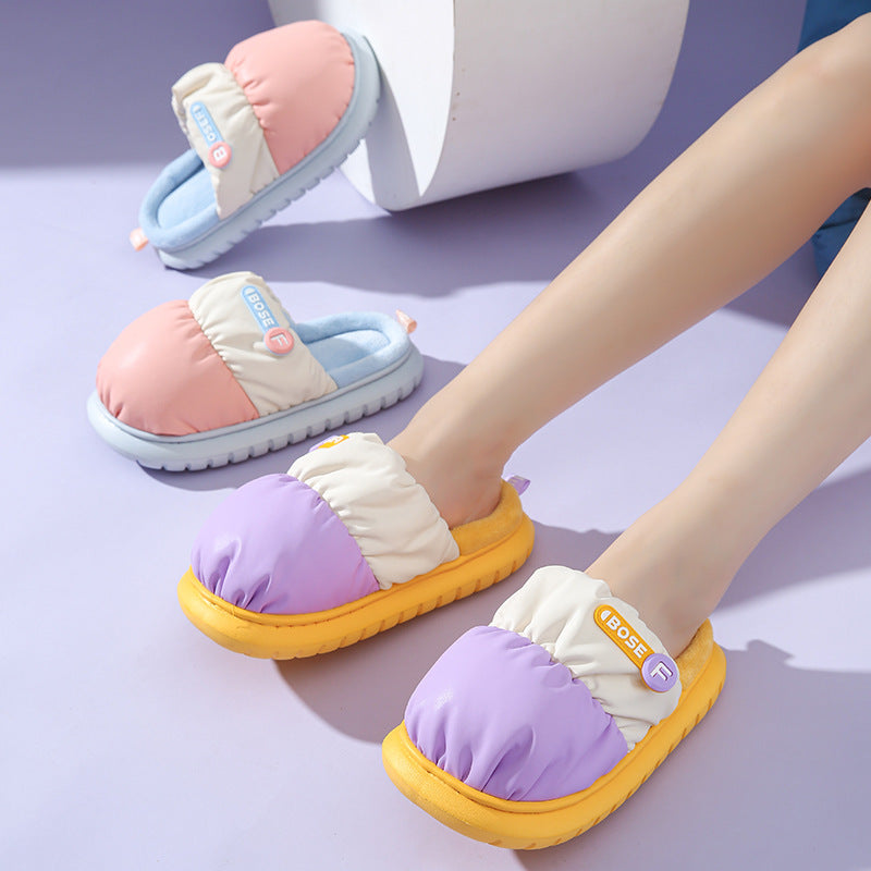 Chaussons hiver pour femmes, antidérapants