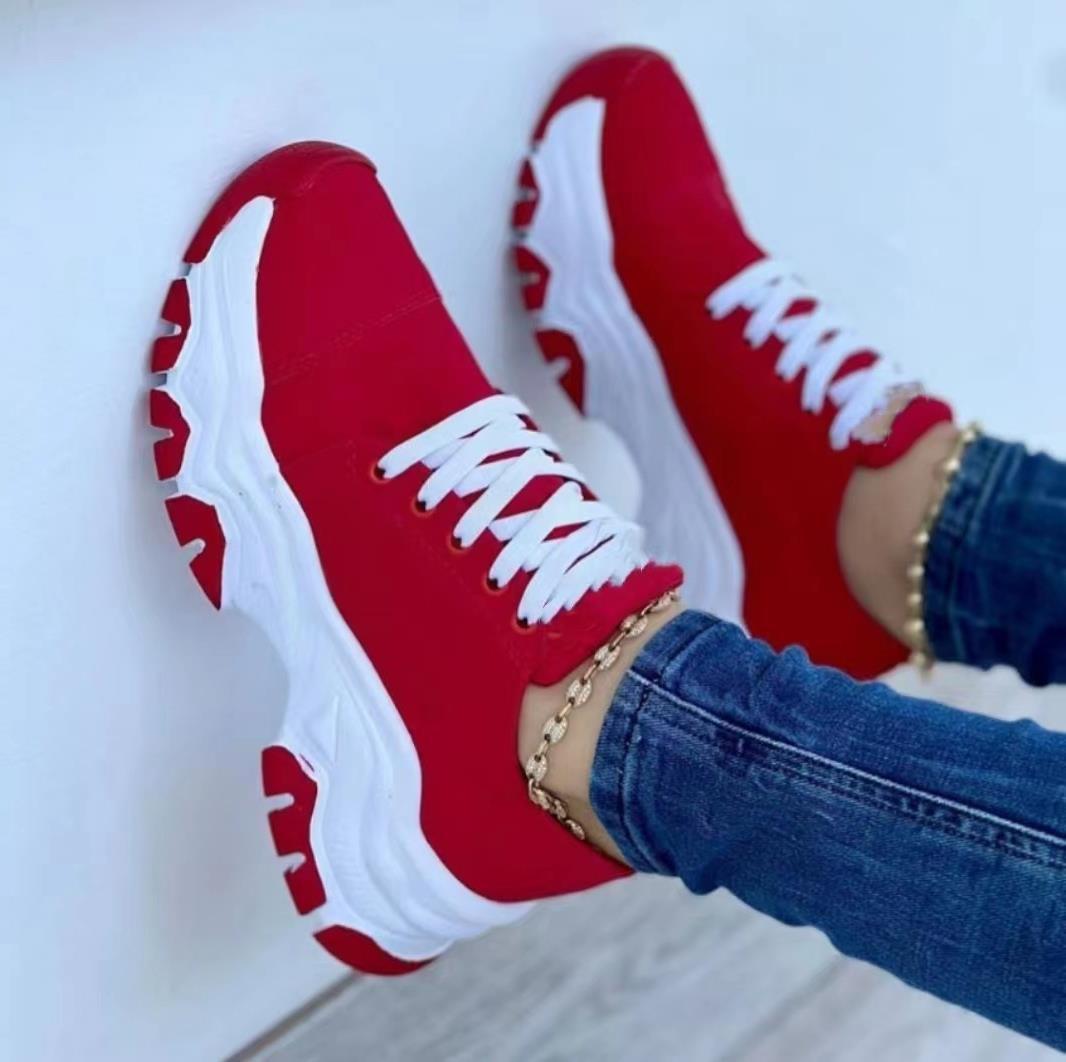 Chaussures de sport plates pour femmes pour l'exercice et la marche