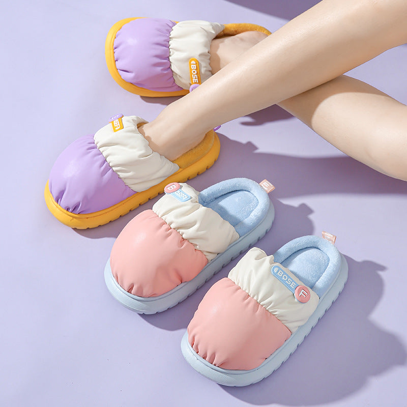 Chaussons hiver pour femmes, antidérapants
