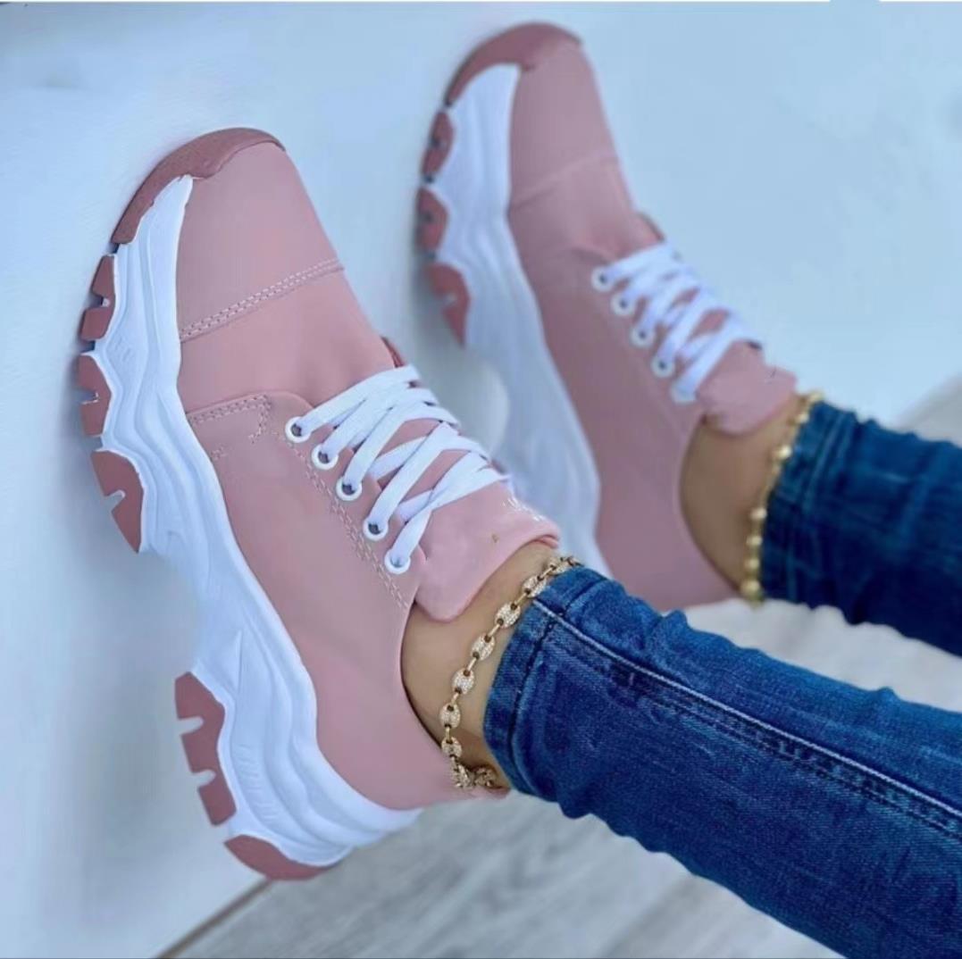 Chaussures de sport plates pour femmes pour l'exercice et la marche