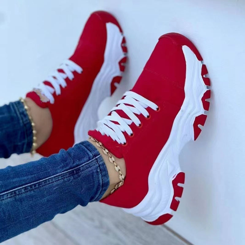 Chaussures de sport plates pour femmes pour l'exercice et la marche