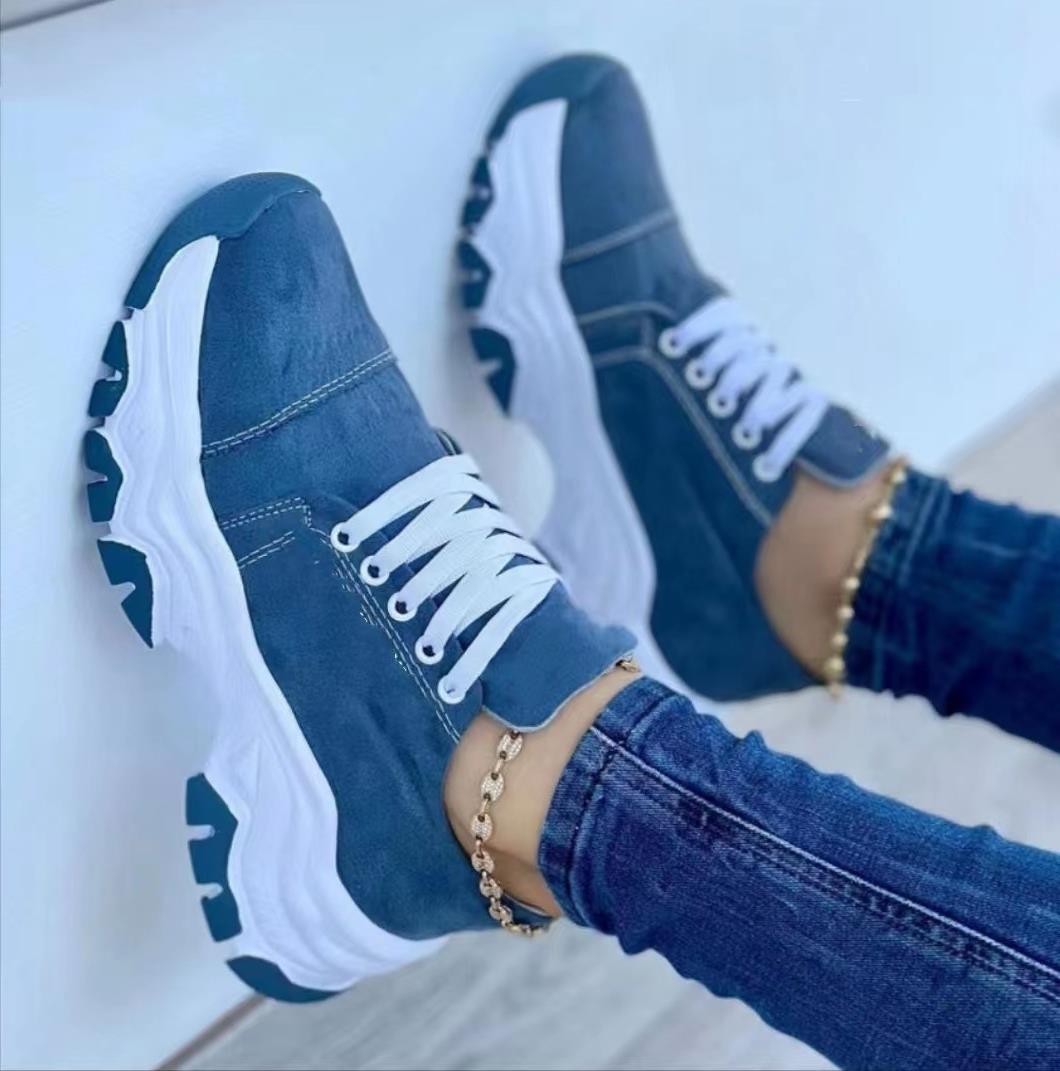 Chaussures de sport plates pour femmes pour l'exercice et la marche