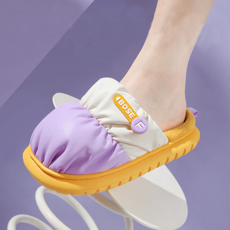 Chaussons hiver pour femmes, antidérapants