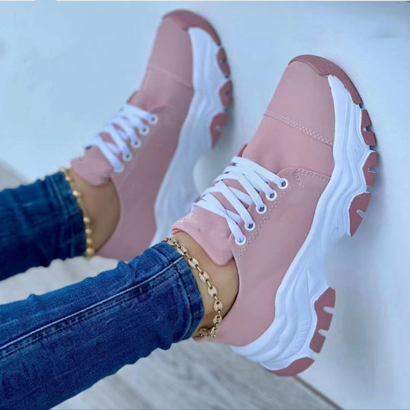 Chaussures de sport plates pour femmes pour l'exercice et la marche