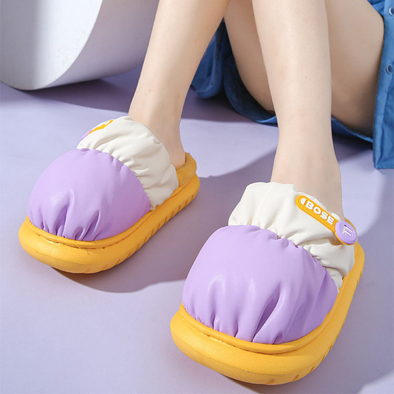 Chaussons hiver pour femmes, antidérapants