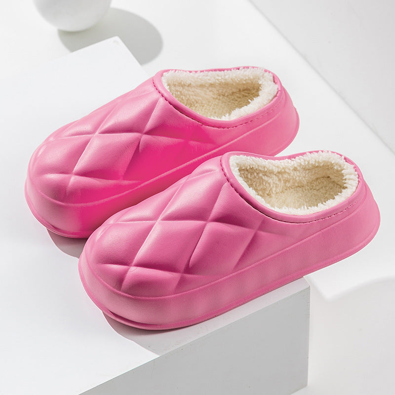 Chaussons d'hiver en peluche pour femmes
