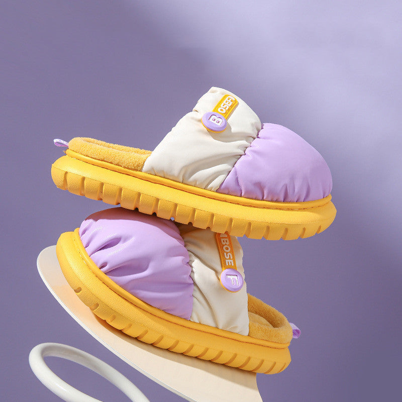 Chaussons hiver pour femmes, antidérapants