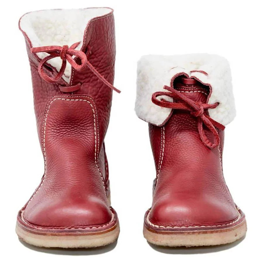 Bottes Neige Femme Doublées et Lacées
