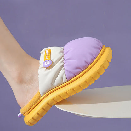 Chaussons hiver pour femmes, antidérapants