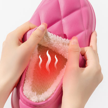 Chaussons d'hiver en peluche pour femmes