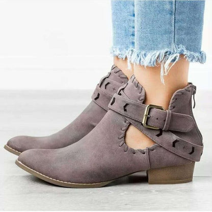 Chaussures à talon épais pour femmes mode