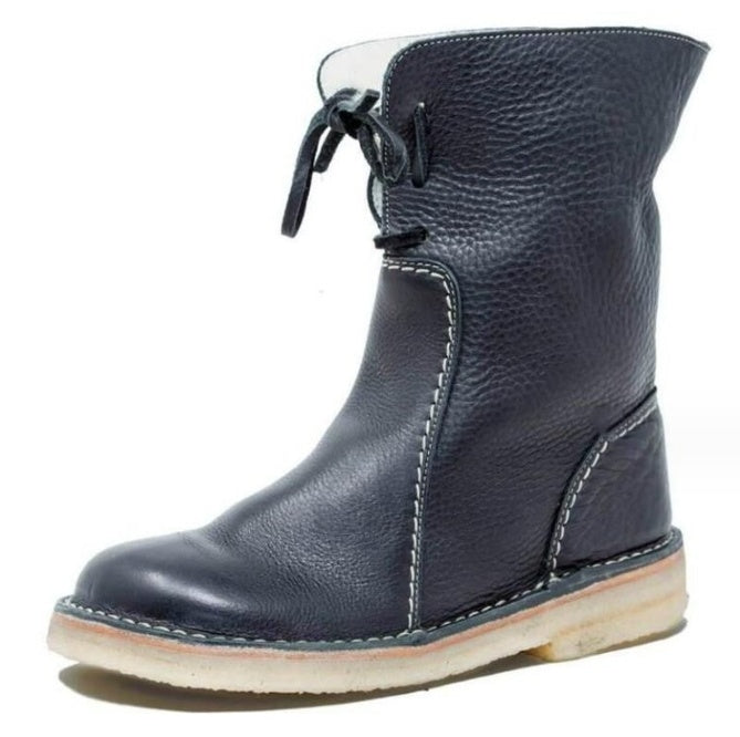 Bottes Neige Femme Doublées et Lacées