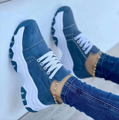 Chaussures de sport plates pour femmes pour l'exercice et la marche